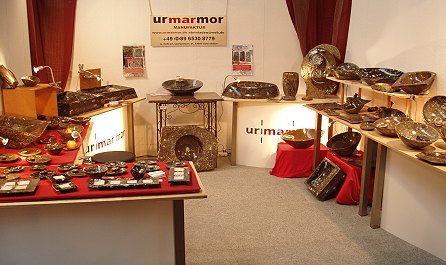 interessanter fossilien marmor